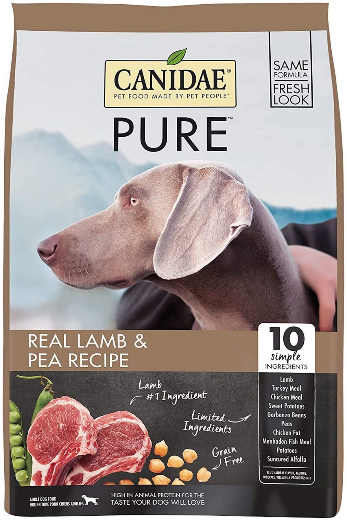 Чиста суха храна за кучета CANIDAE без зърно