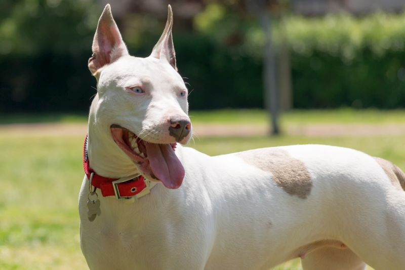 hvid pit bull terrier