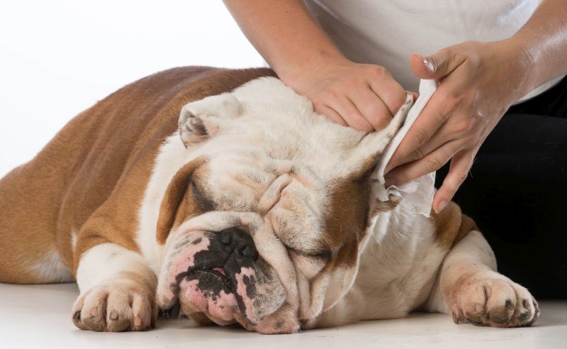 как да почистите кучешки уши