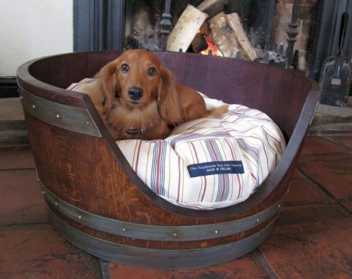 Кровать для собак Wine Barrel