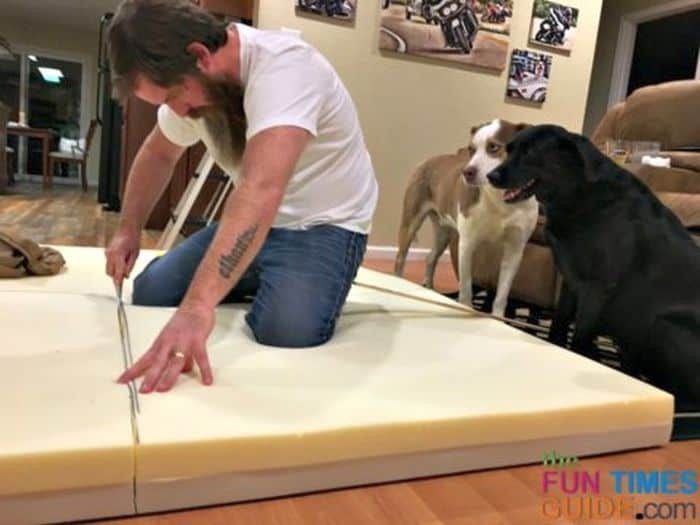 Memory Foam DIY Hundebett