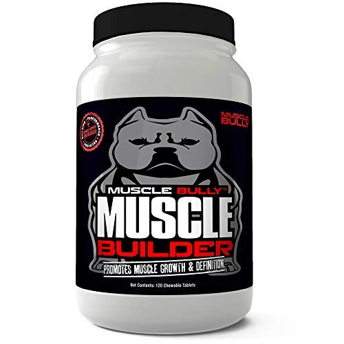 Muscle Builder для хулиганов, питбулей и быков - содержит проверенные ингредиенты для наращивания мышц - рост и определение мышц на вашей собаке. Сделано в США. 100% безопасно, без побочных эффектов. (120 таблеток)