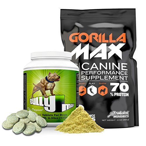 Bully Max Dog 근육 보충제 (Bully Max & Gorilla Max 콤보)