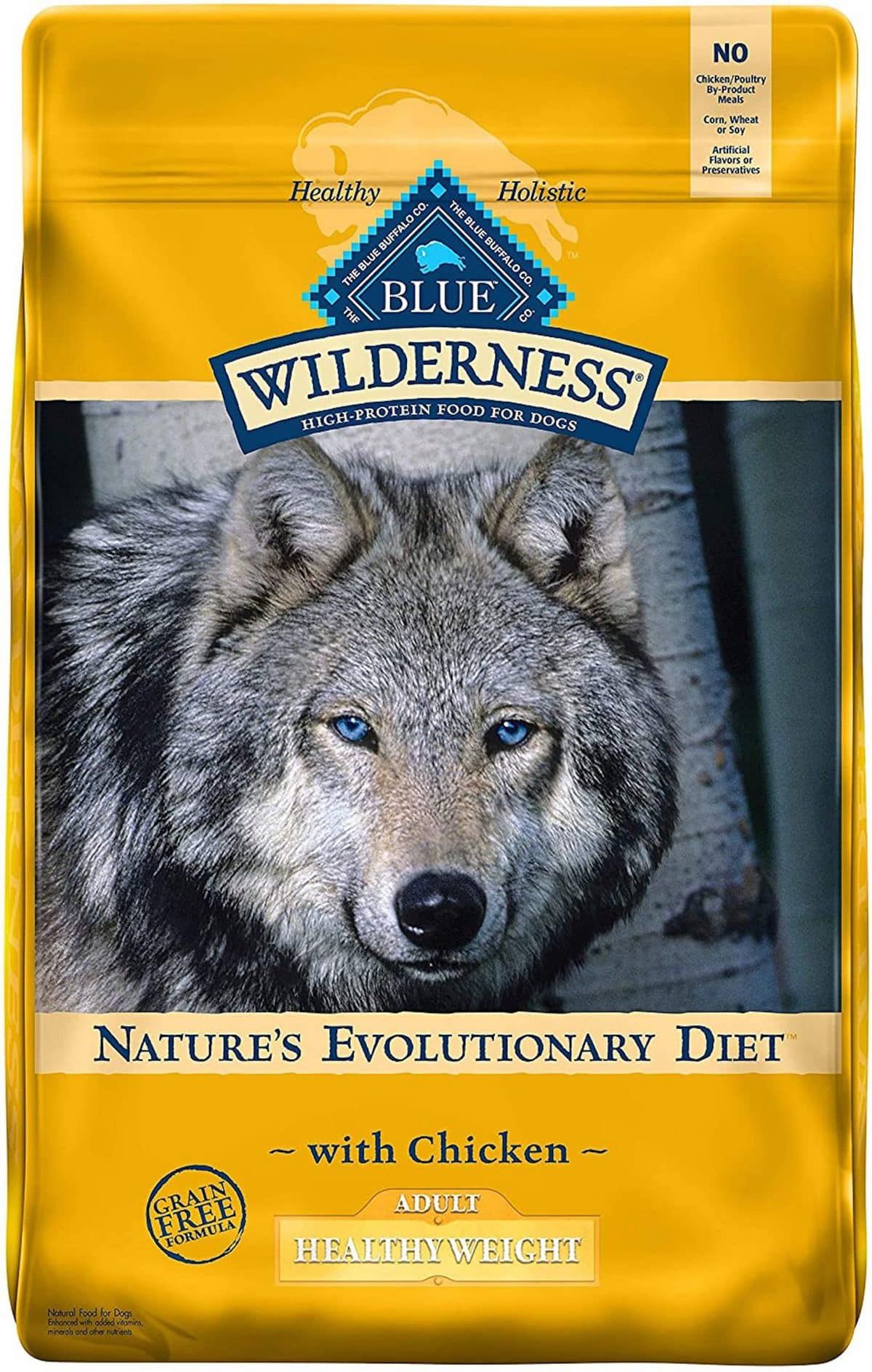 Blue Wilderness tervisliku kehakaaluga koeratoit