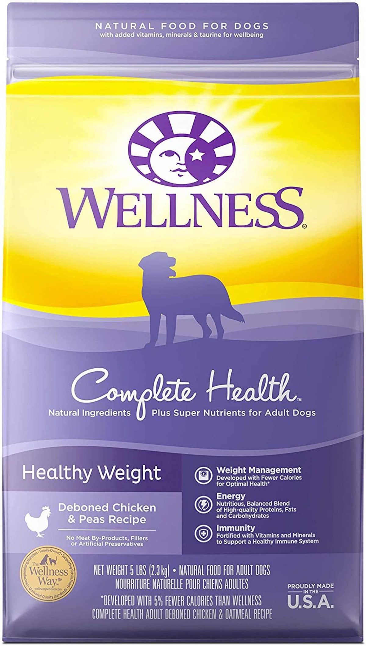 Wellness Täydellinen terveys Terveellinen paino Koiranruoka
