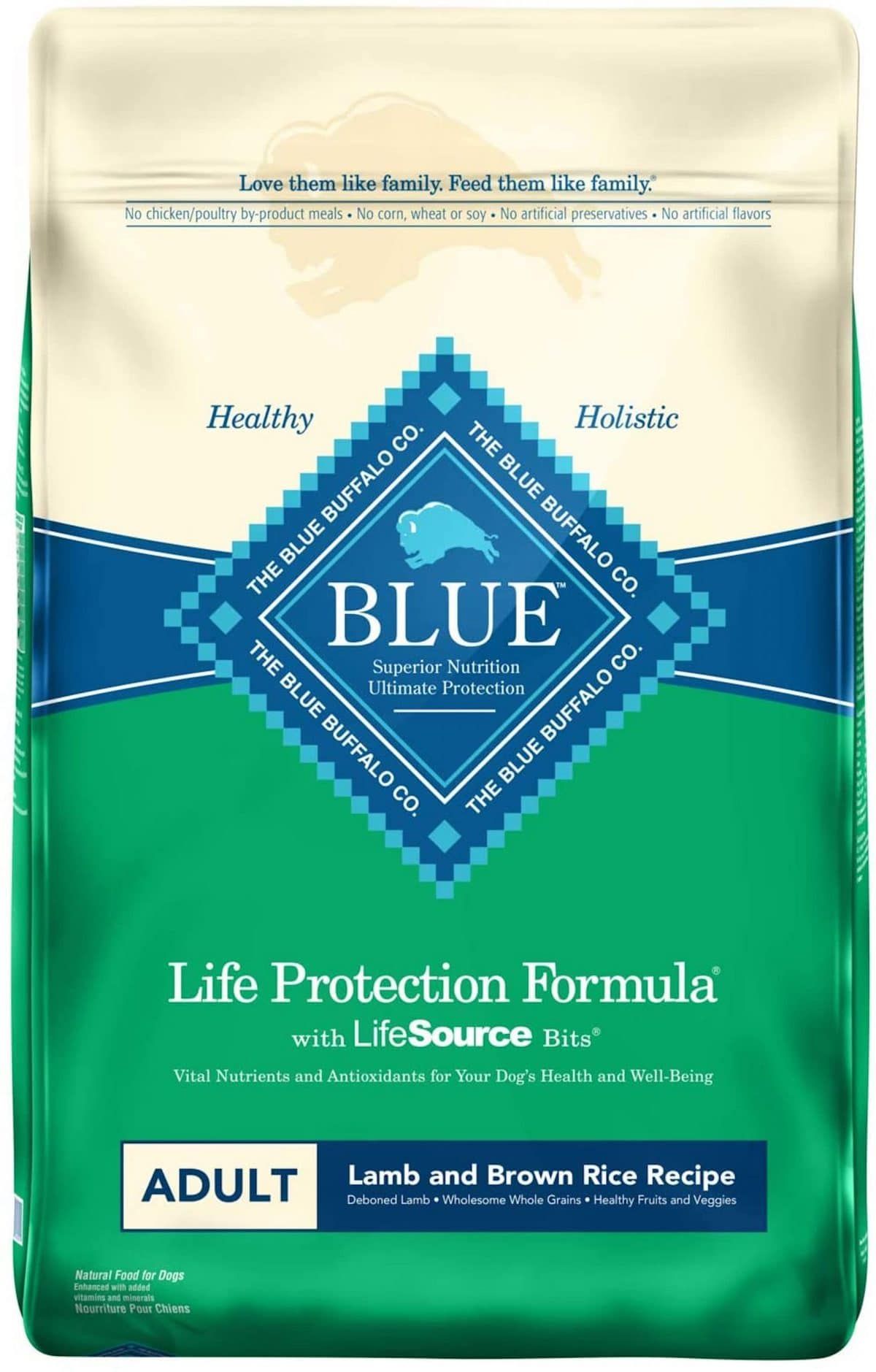 Recette Blue Buffalo Life Protection Formula Agneau et riz brun