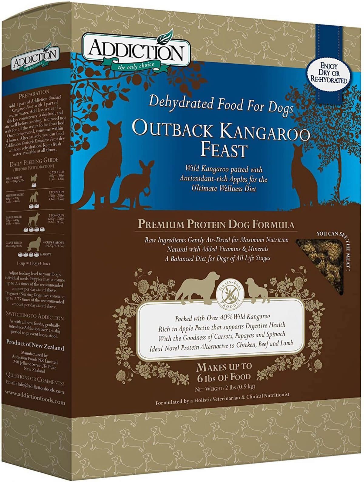 Nourriture déshydratée pour chiens Outback Kangaroo Feast