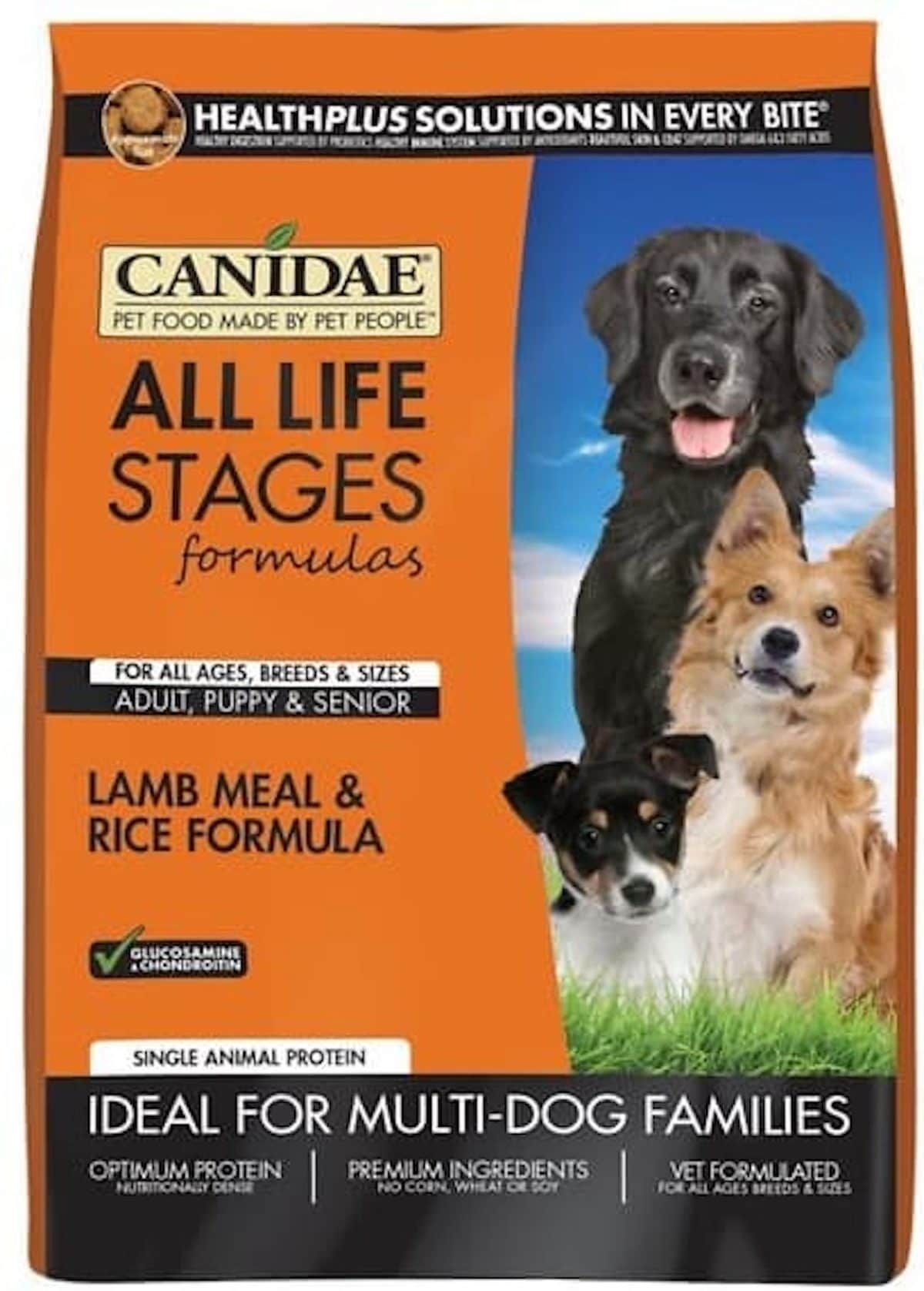 CANIDAE Life Stages อาหารสุนัขแบบแห้ง
