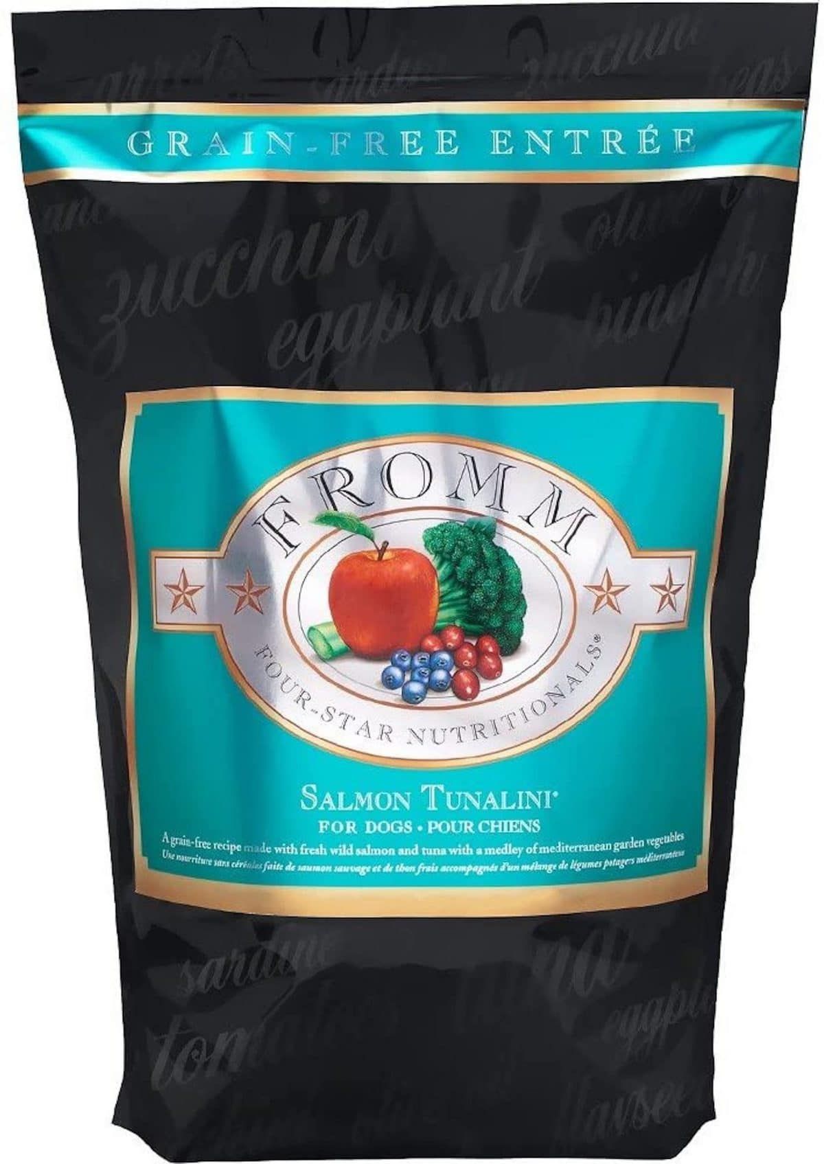 „Fromm“ keturių žvaigždučių maisto produktai „Salmon Tunalini“