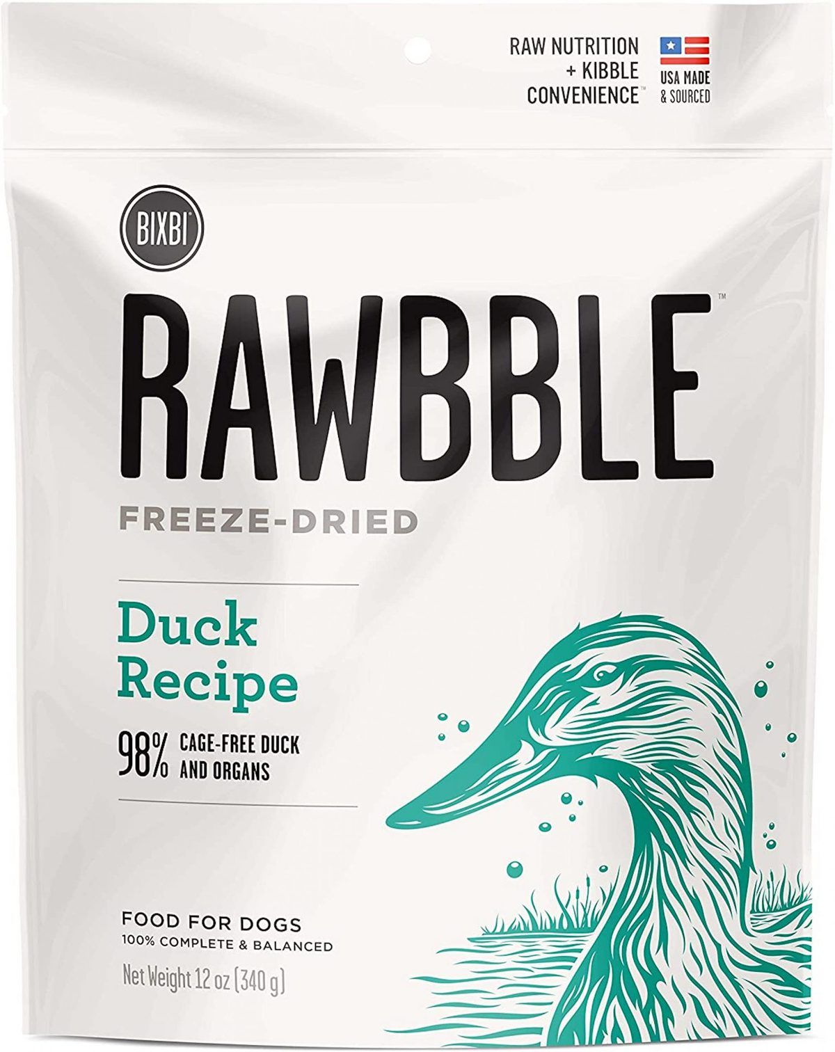 BIXBI Rawbble تمام قدرتی منجمد خشک کتے کا کھانا۔