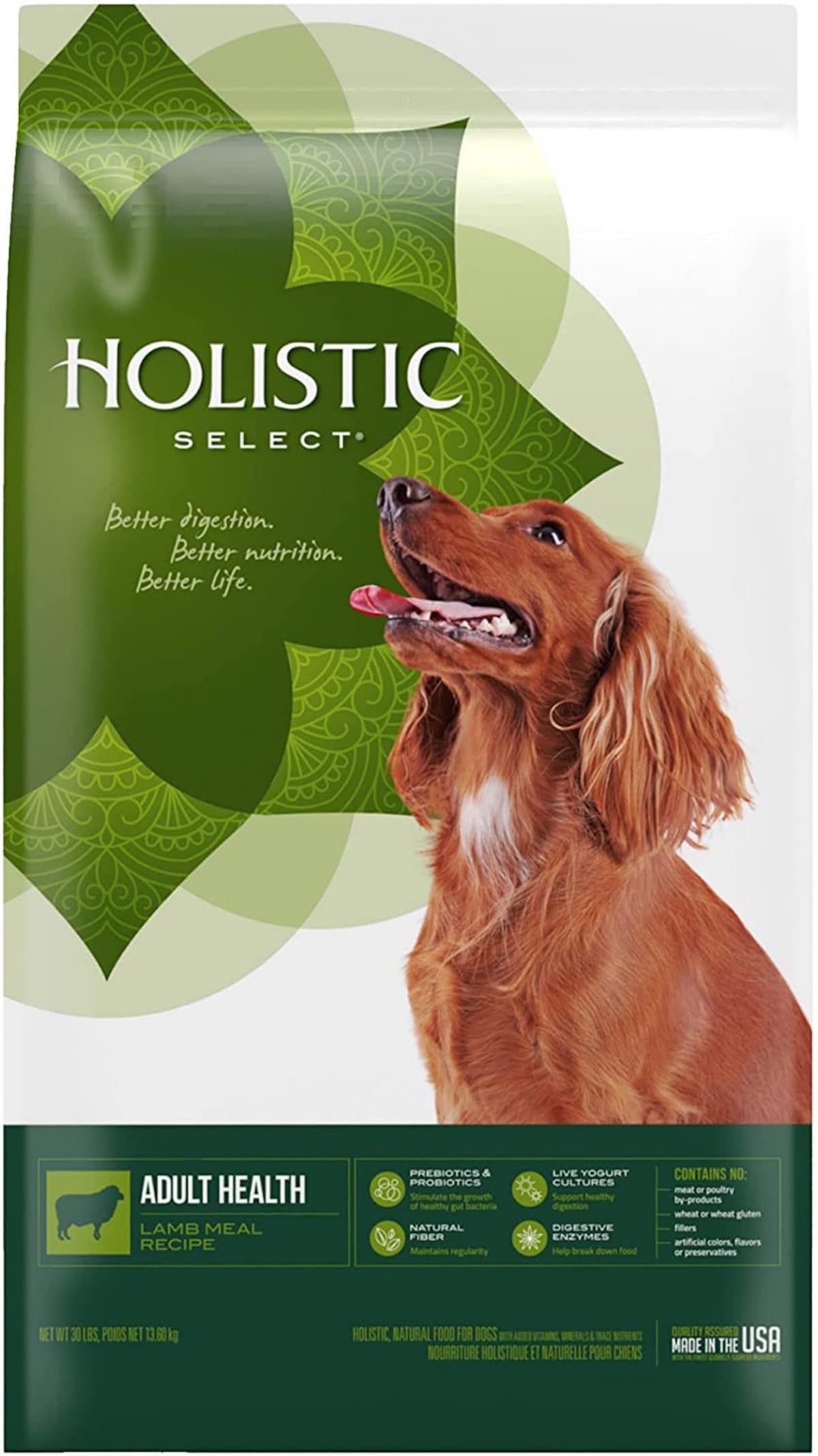 Nourriture sèche naturelle pour chiens Holistic Select