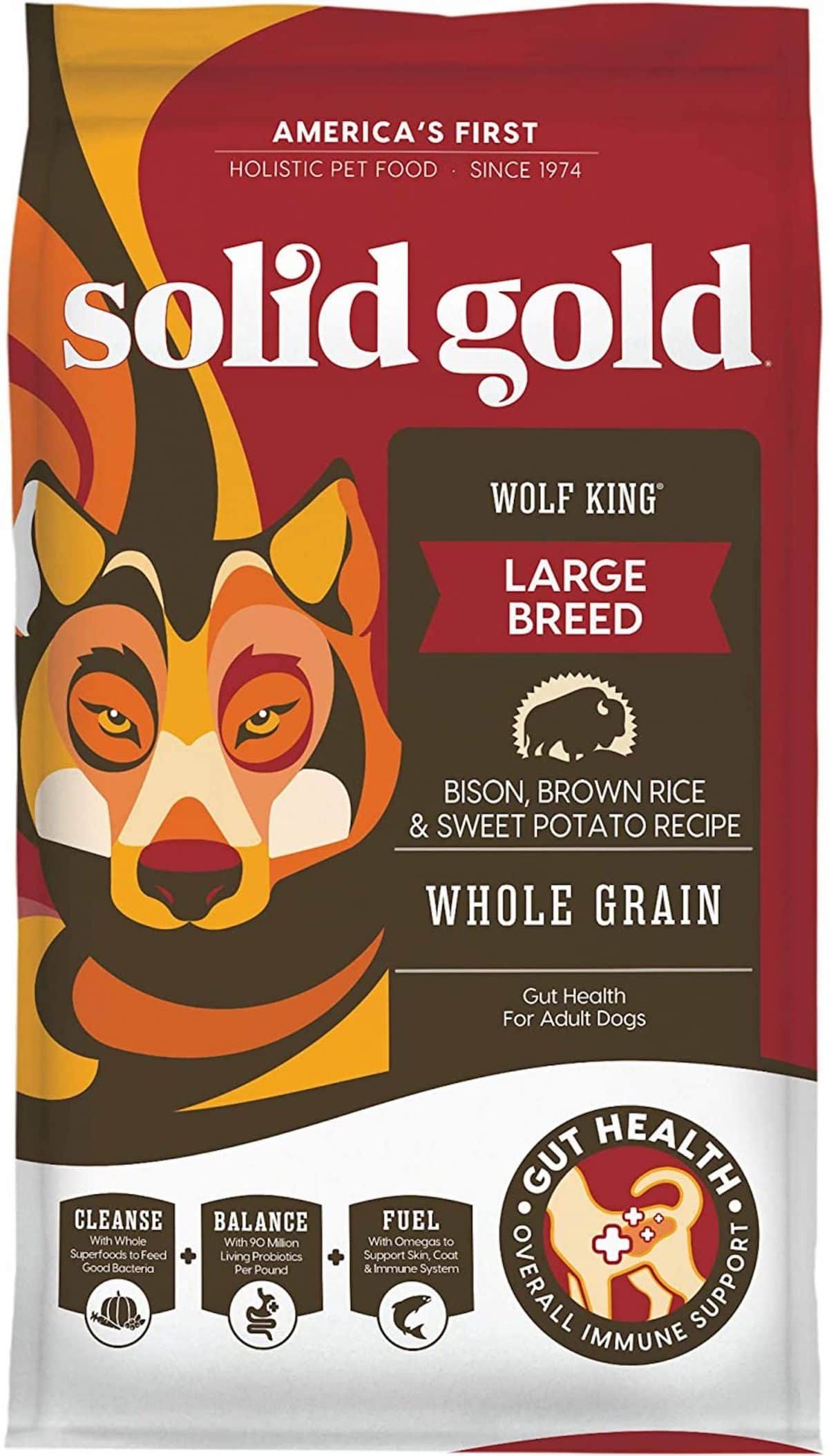 Solid Gold Wolf King