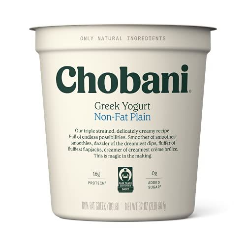 Chobani Sữa chua Hy Lạp không béo, Trơn 32oz
