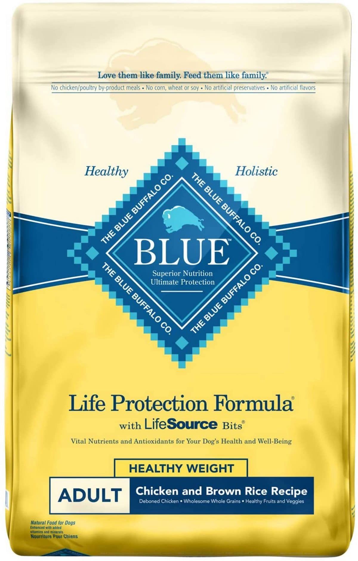 4. Blue Buffalo Life Protection Sveikas svoris