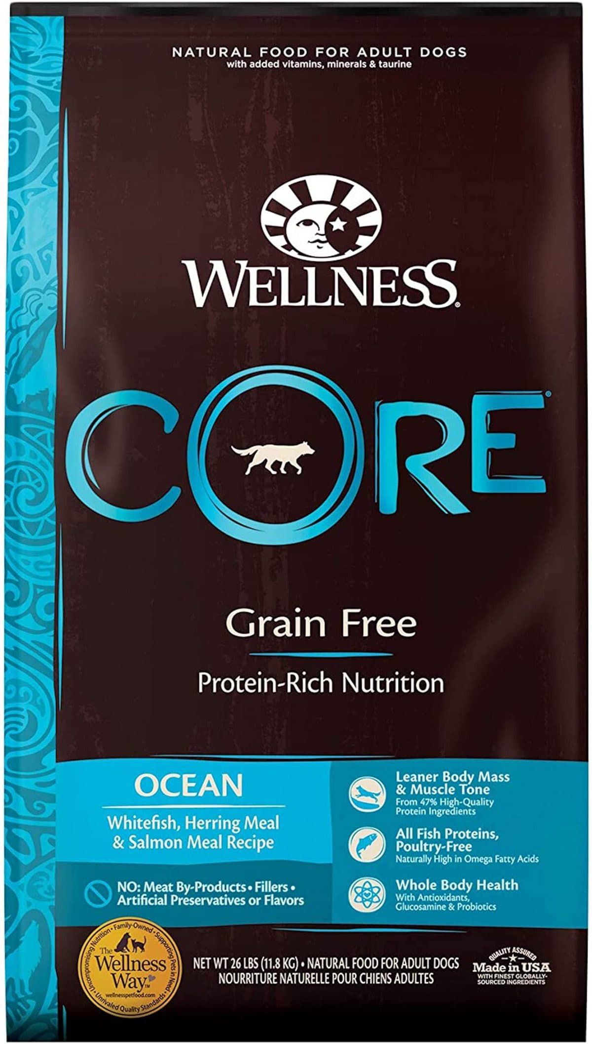 Wellness Core สูตรปราศจากเมล็ดพืชสำหรับท้องทะเล