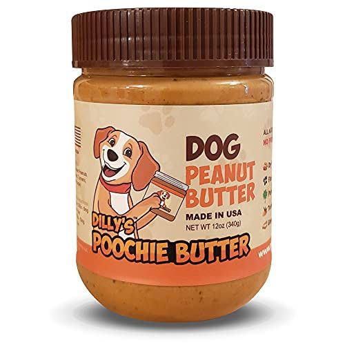 2 Packungen All Natural Erdnussbutter für Hunde Poochie Butter 12oz