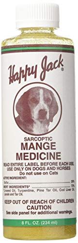 Sarcoptic Mange Medicine - 8 oz - Oleh Happy Jack