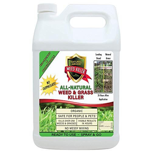 Natural Armor Weed and Grass Killer Изцяло натурална концентрирана формула. Не съдържа глифозат (128 унции, пълнене в галони)