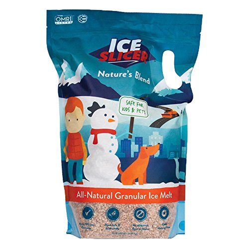 Redmondo ledo pjaustyklė - ledo tirpstanti druska, vaikams ir naminiams gyvūnėliams saugus deiceris, visiškai natūralus granuliuotas ledo tirpiklis (10 LB)