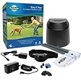 PetSafe Stay & Play Compact Wireless Fence-No Wire to Bury-Our Srelest Transmitter-Cover 3/4-Acre-For Dogs 5 lbs & Up-Rechargeable Collar-প্যারেন্ট কোম্পানি অফ ইনভিসিবল ফেন্স ব্র্যান্ড থেকে