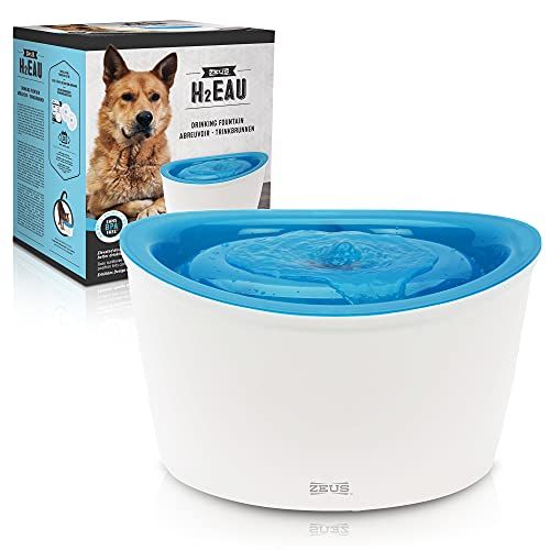 ZEUS Fresh & Clear Drining Fountain, Повишен дозатор за кучешка вода, оригинален (опаковката може да варира)