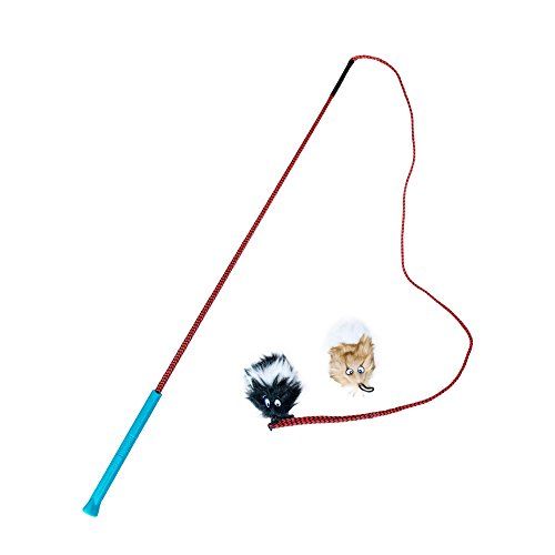 Външна кучешка опашка Тийзър Издръжлива кучешка пръчка с меки плюшени играчки