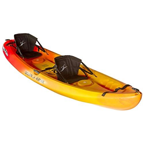 Ocean Kayak Malibu Two Tandem Sit-On-Top-Freizeitkajak (Sonnenaufgang, 12 Fuß)