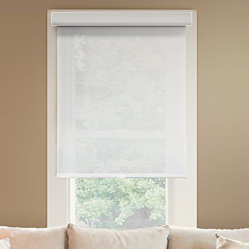 Chicology Deluxe Free-Stop Cordless Roller Shades ، No Tug Privacy Window Blind ، Magnolia (ترشيح الضوء) ، 23