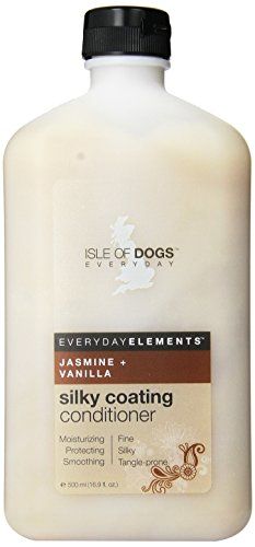 Everyday Isle of Dogs Silky Coating Dog Conditioner, jazmín a vanilka, 16,9 unce
