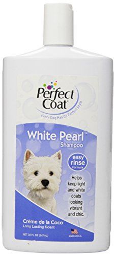 Täydellinen Coat White Pearl shampoo koirille, kookos tuoksu
