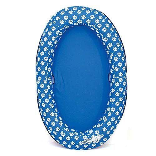 SwimWays Spring Float Paddle Paws Dog Pool Float - Small (0-65 lbs)