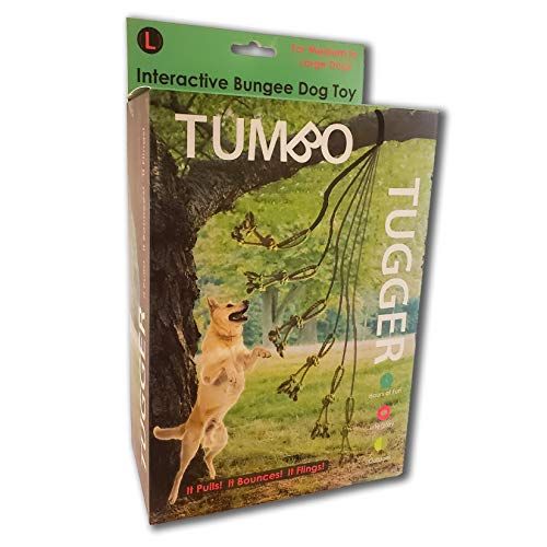 Tumbo Tugger Outdoor Hanging Doggie Bungee Rope Toy, grand