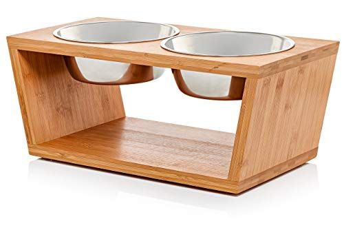 Pawfect Pets Elevated Dog Bowl Stand- 7