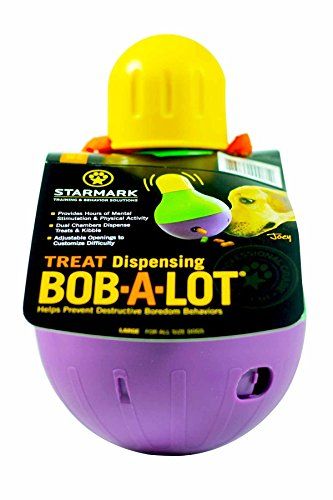 Starmark Bob-A-Lot Интерактивна играчка за домашни любимци, голяма
