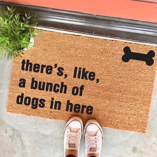 Hundeliebhaber-Fußmatte