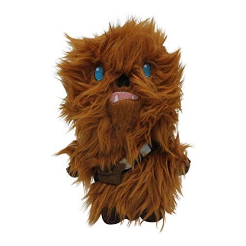 Tähtien sota lemmikkieläimille Pehmo Chewbacca -figuurikoiralelu | Pehmeä Star Wars Squeaky Dog Toy | Keskikoko | Suloiset lelut kaikille koirille, Star Warsin virallinen koiran lelu tuote lemmikeille