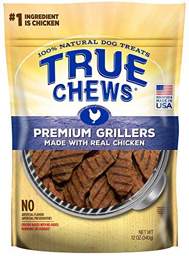True Chews Natural Dog Treats Premium Grillers Made with Real Chicken, 12 oz