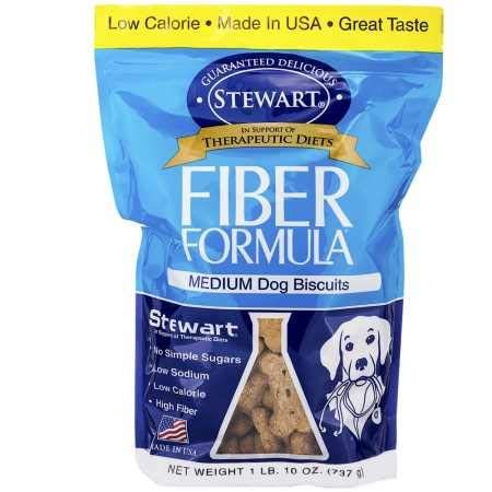 Stewart FiberFormula Medium Dog Biscuits 1 LB. (10 onças)